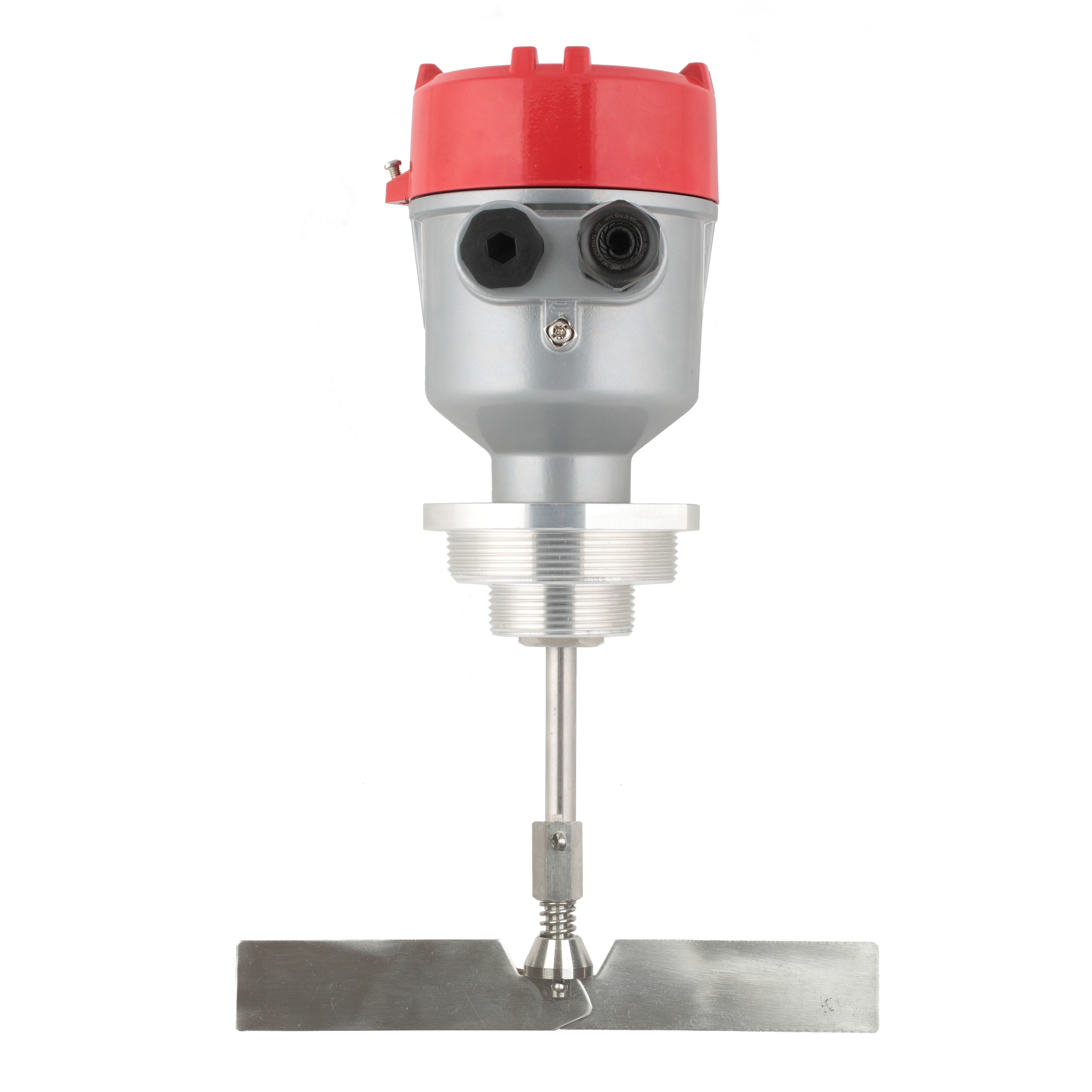 Механический ротационный датчик уровня сыпучих материалов INNOLEVEL в алюм. корпусе, взрывозащ. ТР ТС 012/2011, -40 +80 С, Рmax=0.8 bar, 24 VDC, IP66, лопасть складная двухсторонняя