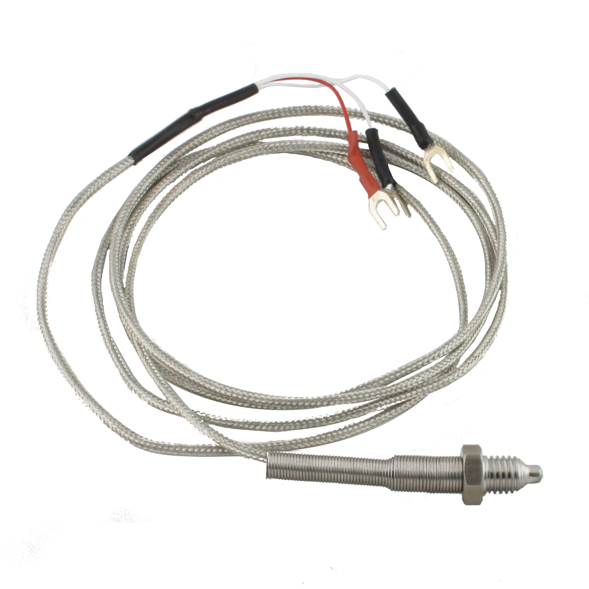 Датчик температуры INNOCONT с кабелем, исполнение V, спай Pt100, резьба М10x1,5, длина кабеля 1,5м TS-W-V-Pt100-1,5-M10x1,5