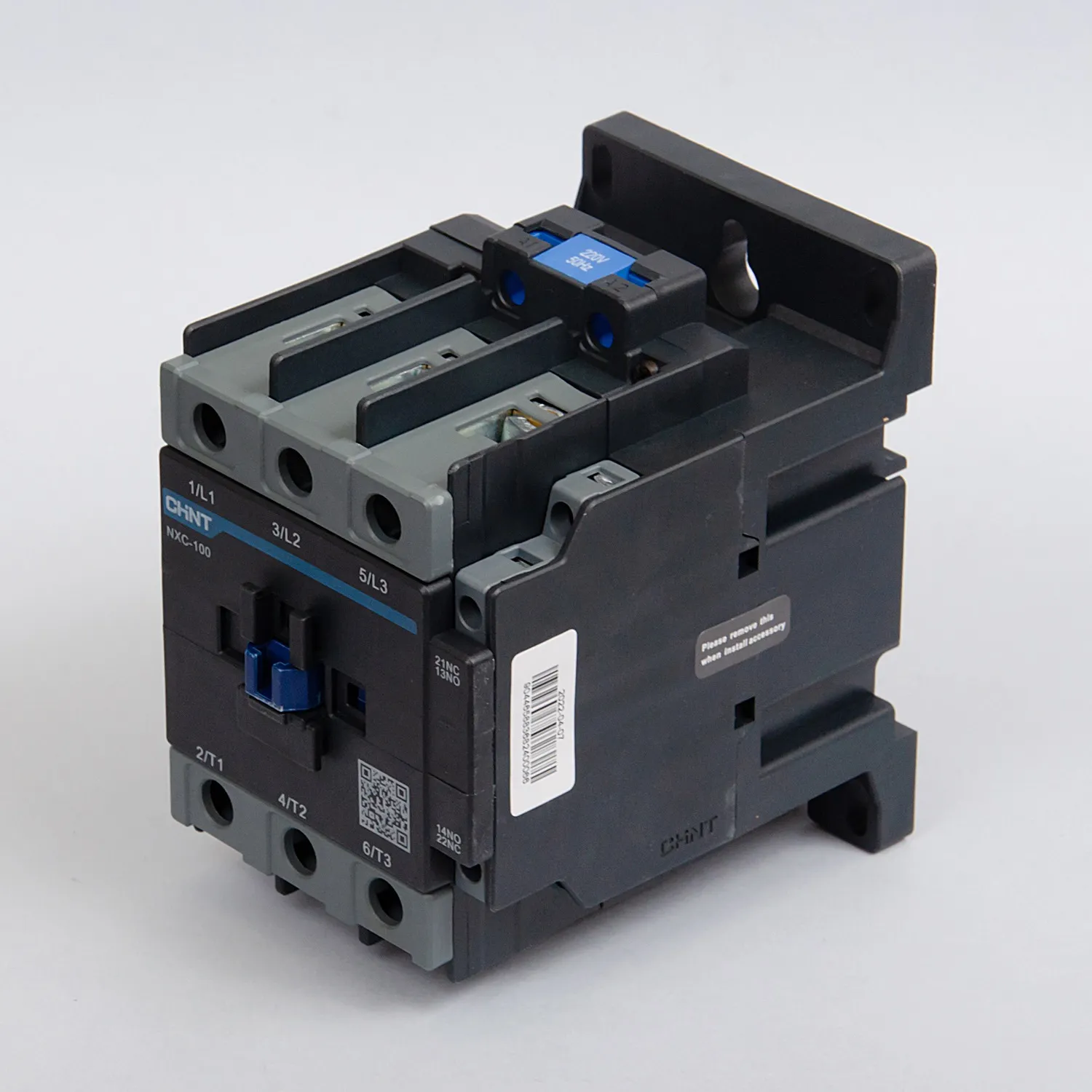 836824 | Контактор NXC-100 220AC 1НО+1НЗ 50Гц, Chint