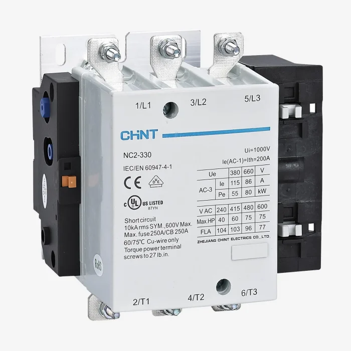 236046 | Контактор NC2-330 330А 110В/АС3 50Гц, Chint