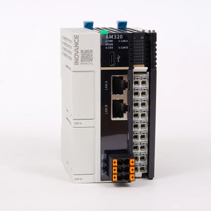 AM320-0808TN | ПЛК AM320 8 входов 8 выходов дискретных NPN, 1x RS485, 1x USB, 2x EtherNET, Inovance