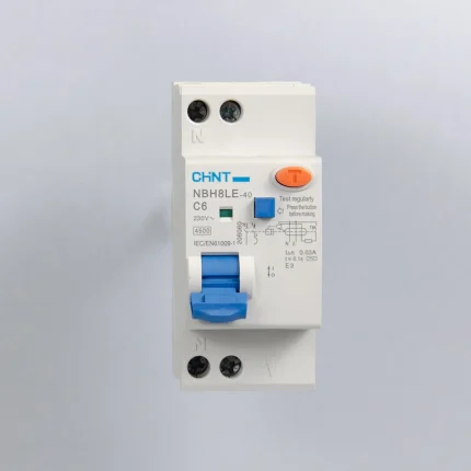 206060 | Дифференциальный автомат NBH8LE-40 1P+N 6А 30мА характеристика C 4,5кА, Chint