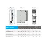 Сервоинвертор IS810N, 380В, 25,7А, EtherCat, STO, 2 оси — изображение 2