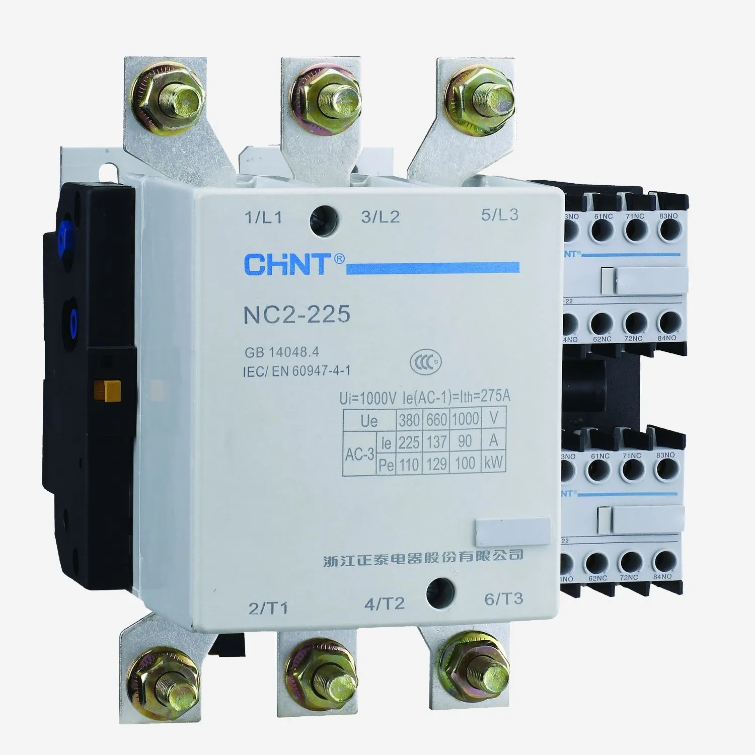 236978 | Контактор NC2-225 225А 110В/АС3 50Гц, Chint