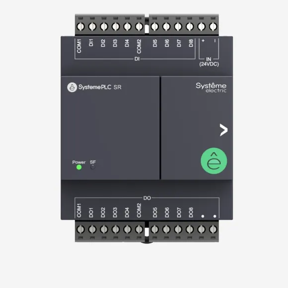 SM172EDM1600 | Дискретный модуль ввода/вывода; 24 VDC; 16 IO: 8 DI, 8 DO (реле), Systeme Electric