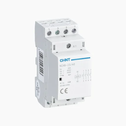 256090 | Контактор модульный NCH8-25/40 25А 4НО AC 24В, 50Гц, Chint