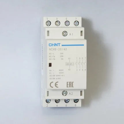 256085 | Контактор модульный NCH8-20/40 20А 4НО AC 220/230В, 50Гц, Chint