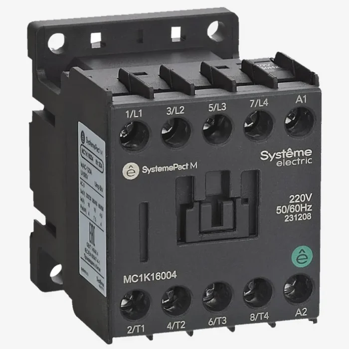 MC1K16008C7 | КОНТАКТОР MC1K 4P(2НО+2НЗ) 16A AC36V 50/60Hz, Systeme Electric