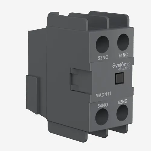 MADN20 | ДОП. КОНТ. БЛОК MC1D 2НО ФРОНТАЛЬНЫЙ МОНТАЖ, Systeme Electric