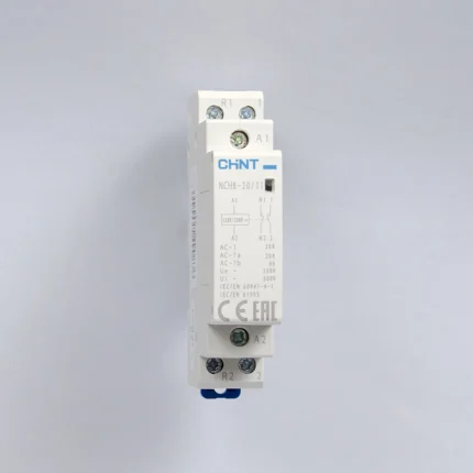 256052 | Контактор модульный NCH8-20/11 20А 1НЗ+1НО AC 220/230В, 50Гц, Chint
