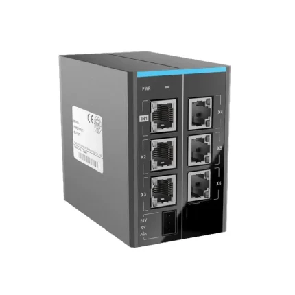 GR10-EC-6SW | 6-канальный ответвительный модуль EtherCAT (1 вход EtherCAT и 5 выходов EtherCAT), порт LAN RJ45, Inovance