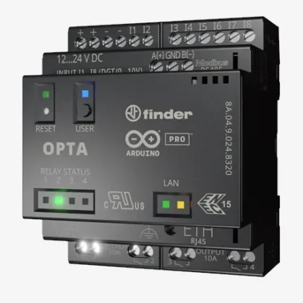 8A0490248320 | Программируемое Логическое Реле; версия Advanced (RJ45, USB, Modbus RS485, Wi-Fi/BLE); 8 цифровых/ан, Finder