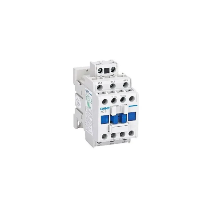 572269 | Контактор NC8-09/W 3P 9А AC/DC (100~250В) 1НО+1НЗ, Chint
