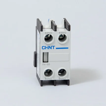 257024 | Приставка доп.контакты F4-20 2НО к контактору NC1 и NC2, Chint