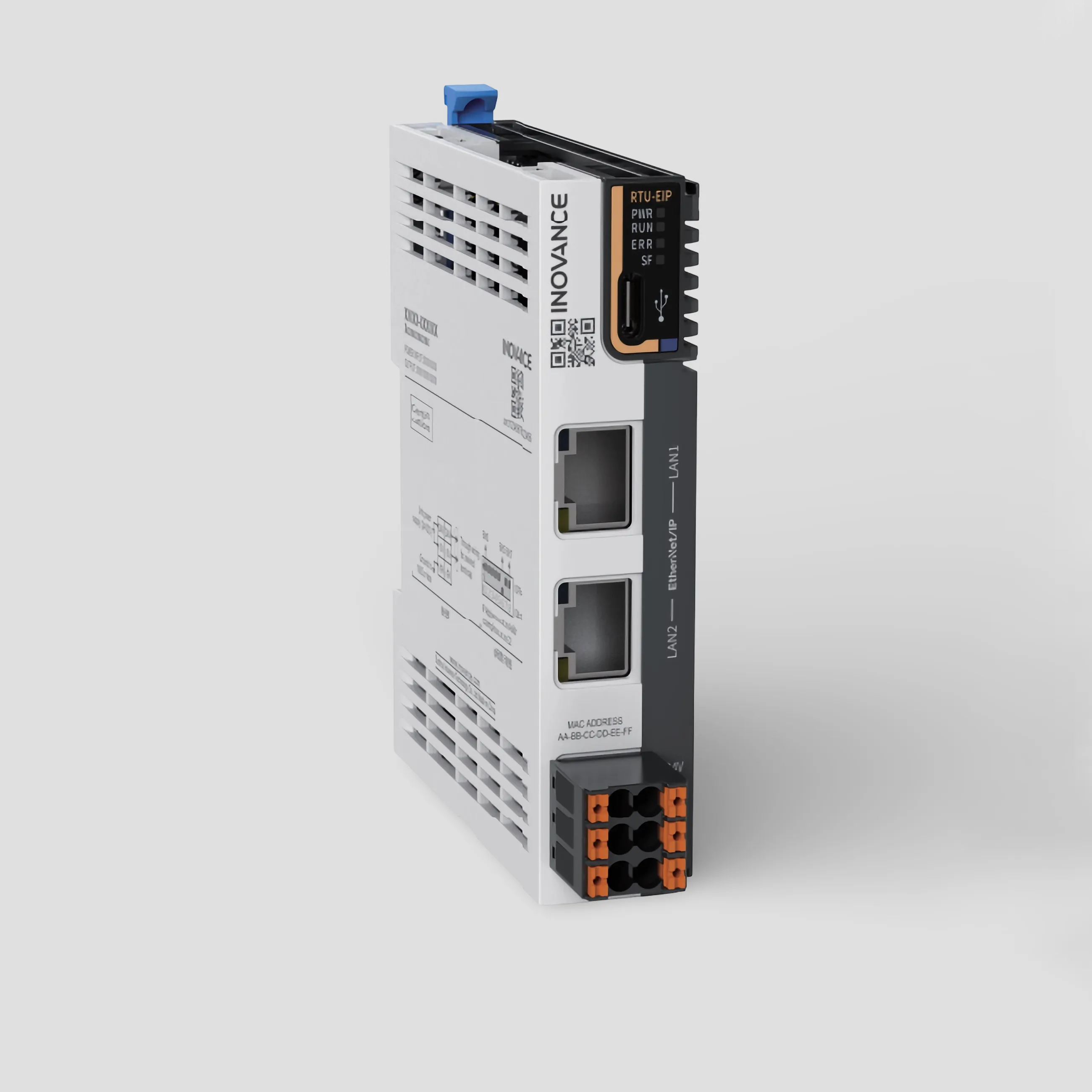 GL20-RTU-EIP | Удаленная корзина для модулей GL20, протокол Ethernet/IP , Inovance