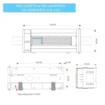 H3U-3624MT | ПЛК H3U 36 входов 24 выхода транзисторных NPN, 1 x RS485, 1 x RS422,1 x CAN port,1 x Ethernet port, Inovance — изображение 2