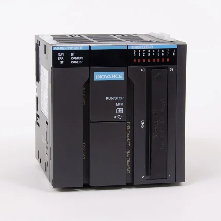 AM402-CPU1608TN | ПЛК AM402, 16 входов, 8 выходов NPN, 8 сервоосей, 8 локальных модулей расширения, Inovance