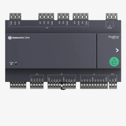 SM172EMIO2800 | Смешанный модуль ввода/вывода; 24 VDC; 28 IO: 8 DI, 8 DO (реле), 8 AI, 4 AO, Systeme Electric