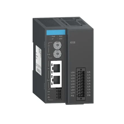 GR10-8TCE | Модуль расширения ведомый EtherCAT 8 входов термопар B, E, J, K, N, R, S, T, съемный пружинный зажим, Inovance