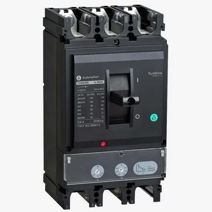 SPC630F63023L3DF | АВТ.ВЫКЛ SYSTEMEPACT CCB630 36KA 3P3D S2.3 630A, Systeme Electric