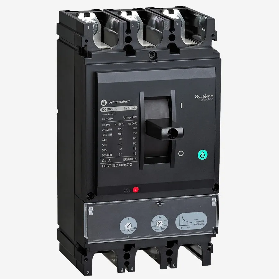 SPC630L600L3DF | АВТ.ВЫКЛ SYSTEMEPACT CCB630 150KA 3P3D TMD600, Systeme Electric