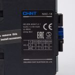 925603 | Контактор NXC-18 3P 18A AC127В (50/60Гц) 1НО+1НЗ, Chint — изображение 3