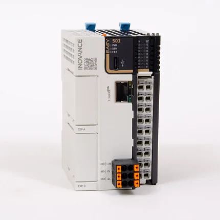 Easy501-0808TN | ПЛК Easy501, 8 входов PNP/NPN, 8 выходов NPN, 1x EtherCAT, 1x RS485, 1x USB, 8 сервоосей, Inovance