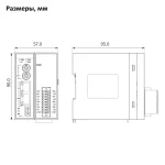 GR10-4ADE | Модуль расширения ведомый EtherCAT 4 аналоговых входа, съемный пружинный зажим, Inovance — изображение 2