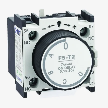 ch258021 | Приставка выдержки времени на включенияF5-T0 (0,1-3 сек) к контакторам NC1, NC2, NXC и NC8, Chint