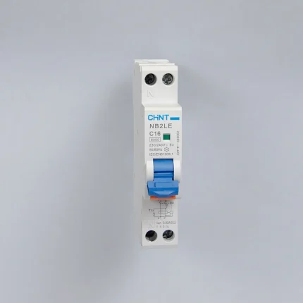 689002 | Дифференциальный автомат NB2LE 1P+N 16А 30мА 1 модификация, характеристика C, электронный тип AС, 6к, Chint