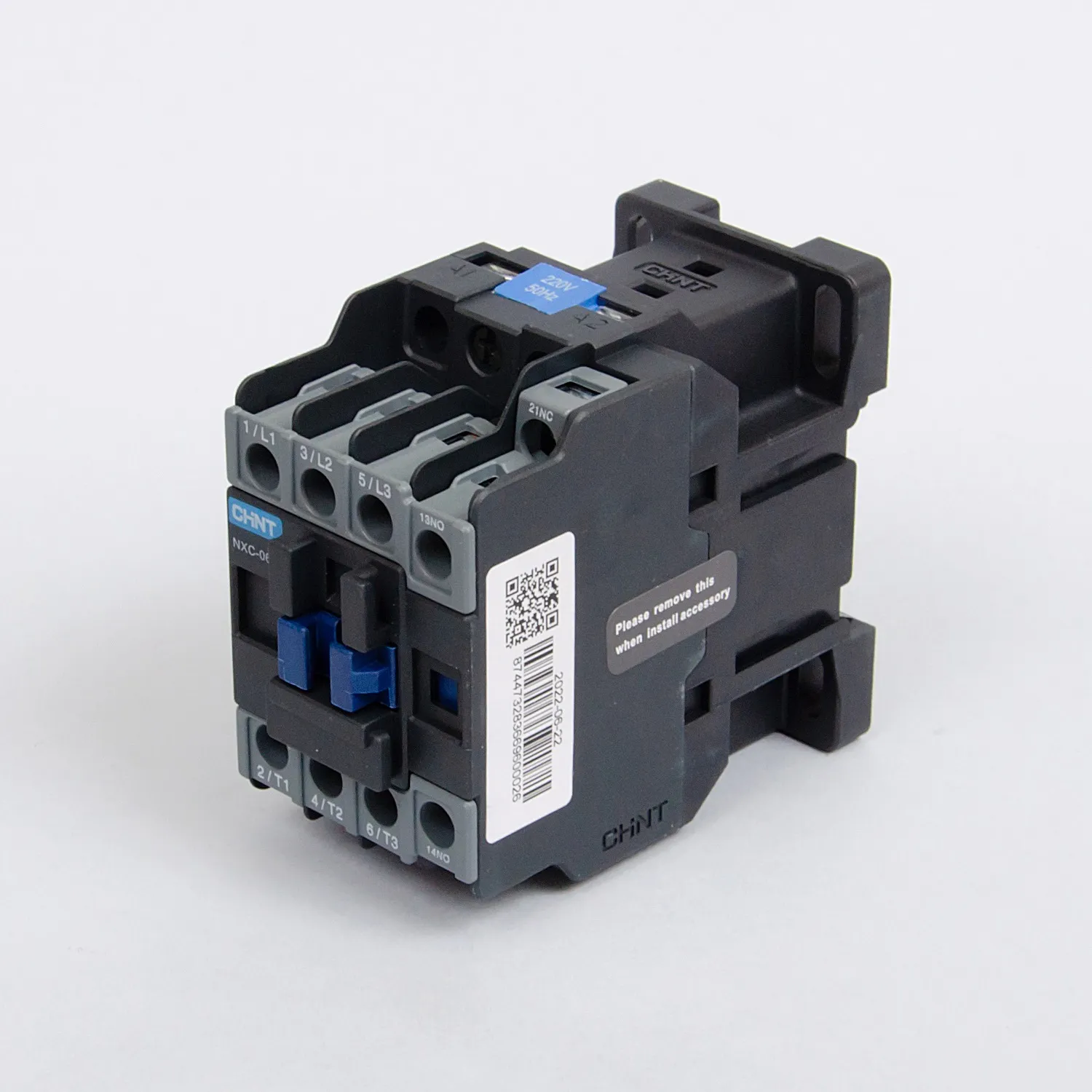 925309 | Контактор NXC-06 3P 6A AC48В (50/60Гц) 1НО+1НЗ, Chint