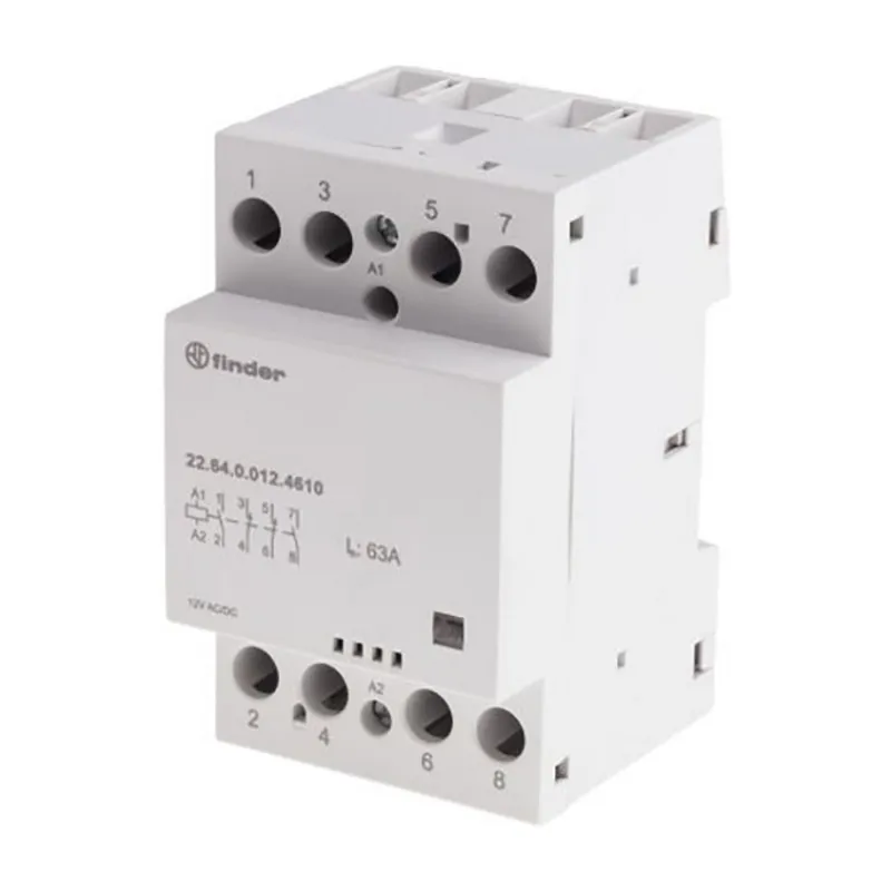 226400244610 | Контактор, 2НО+2НЗ, 63 А, 24В AC/DC, мех.индикатор, AgSnO2, Finder