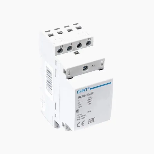 256092 | Контактор модульный NCH8-25/22 25А 2НЗ+2НО AC 24В, 50Гц, Chint