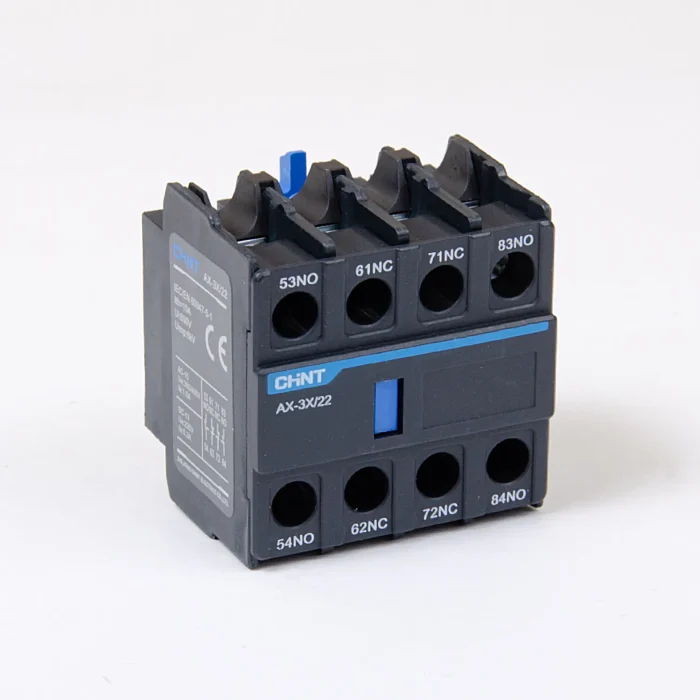 938255 | Приставка дополнительные контакты AX-3X/04 к Контактору NXC-06~630, Chint