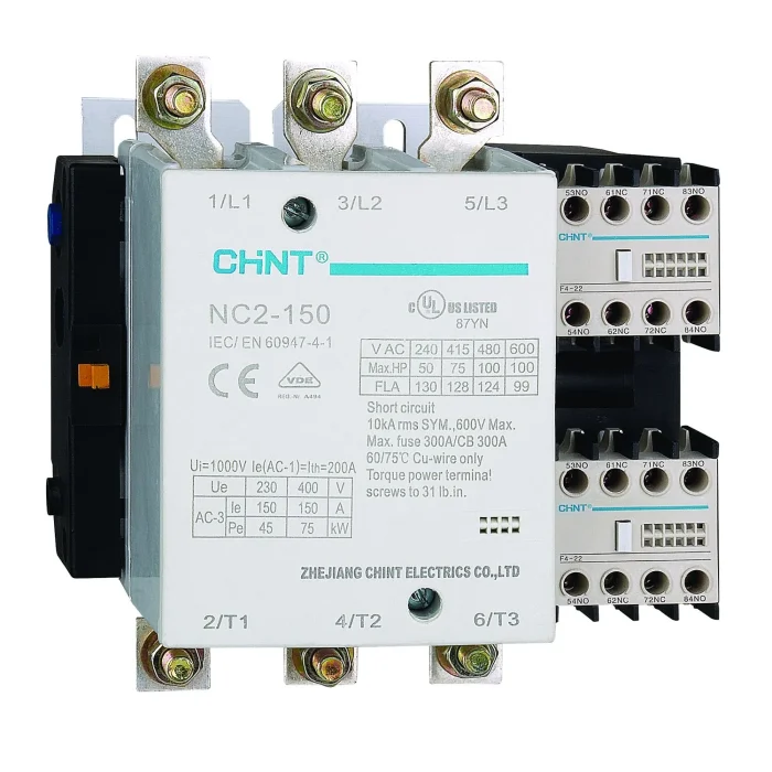 235742 | Контактор NC2-150NS реверс 150А 230В/АС3 50Гц, Chint