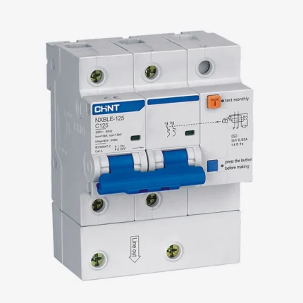 820588 | Дифференциальный автомат NXBLE-125 3P+N 100А, характеристика C 30мА, электронный тип AС, характерист, Chint