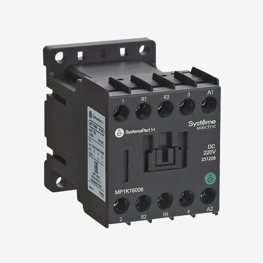 MP1K06008GD | КОНТАКТОР MP1K 4P(2НО+2НЗ) 6A DC125V, Systeme Electric