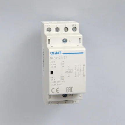 256091 | Контактор модульный NCH8-25/22 25А 2НЗ+2НО AC 220/230В, 50Гц, Chint