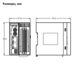 GR10-4PME | Модуль расширения ведомый EtherCAT 4 канала позиционирования, съемный пружинный зажим, Inovance — изображение 2