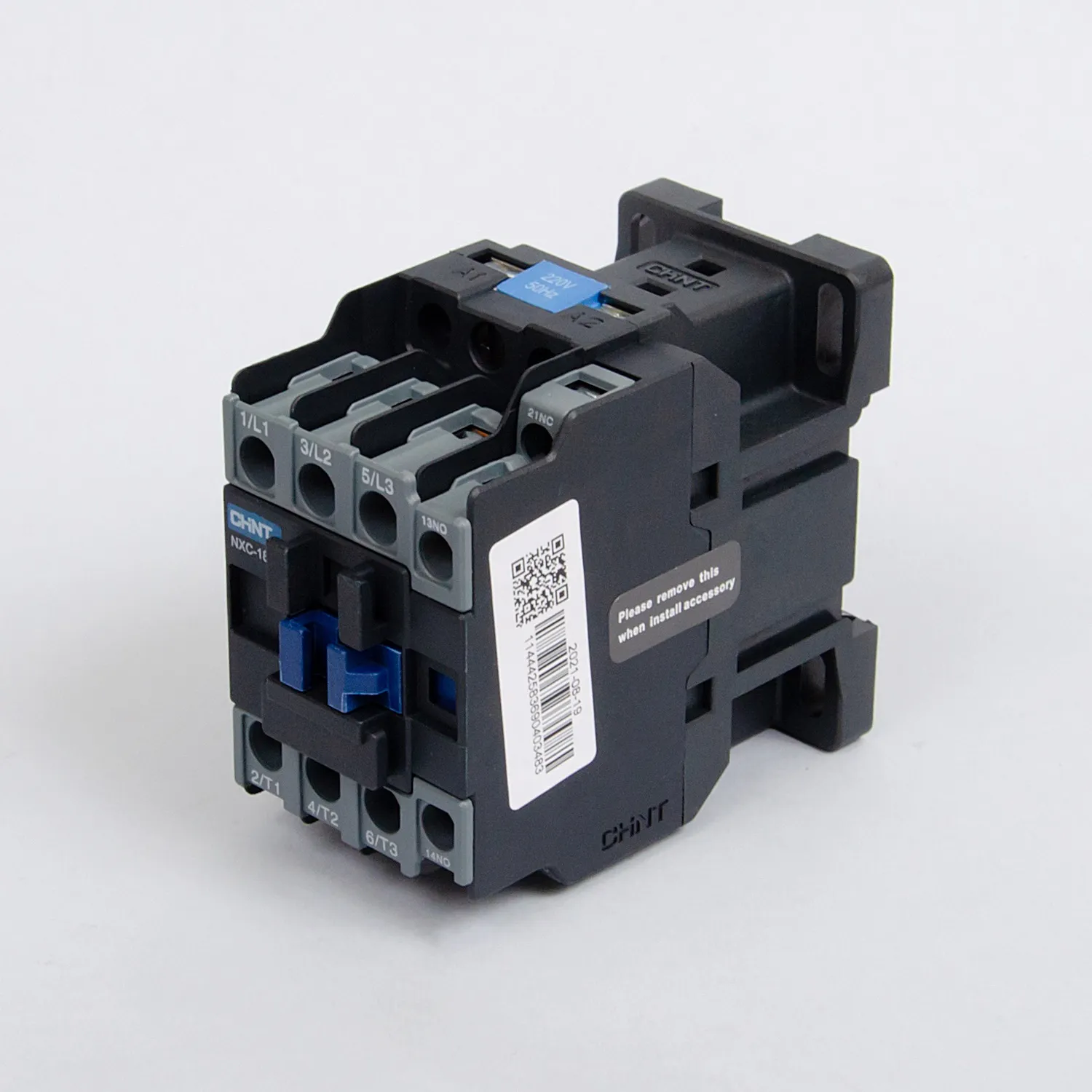 925615 | Контактор NXC-18 3P 18A AC36В (50/60Гц) 1НО+1НЗ, Chint