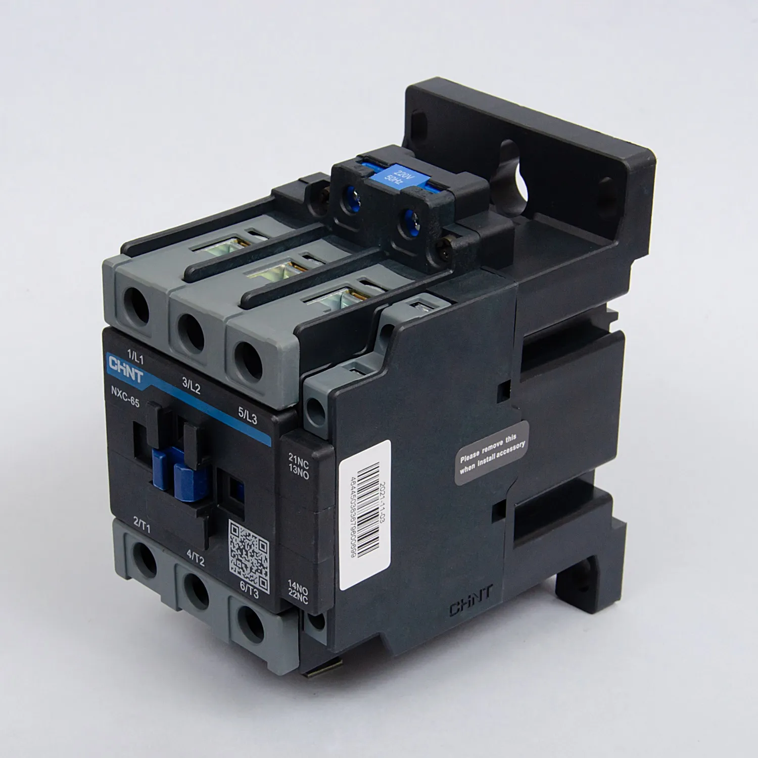 836796 | Контактор NXC-65 220AC 1НО+1НЗ 50Гц, Chint