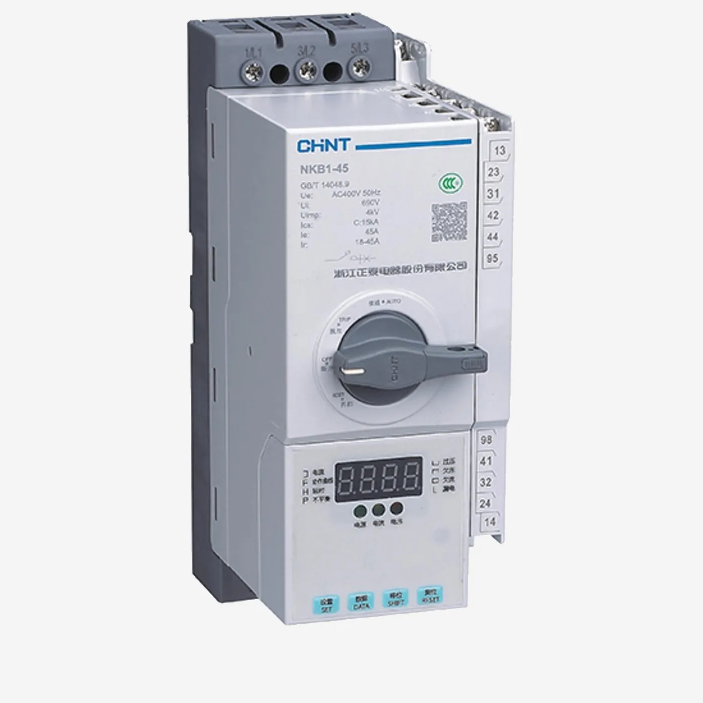 ch173416 | Интеллектуальный пускатель с функцией управления и защиты NKB1-45 C/M1/06QLG, Chint