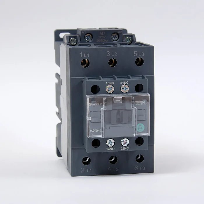 MC1D40M7 | КОНТАКТОР MC1D 3P 40A НО+НЗ 220V 50/60ГЦ, Systeme Electric