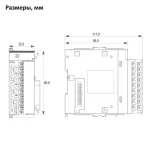 GL10-4AD | Модуль расширения для ПЛК 4 аналоговых входа, винтовые клеммы, Inovance — изображение 5