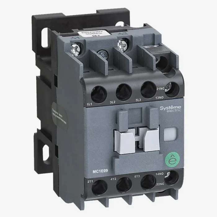 MC1E09B7 | КОНТАКТОР MC1E 3P 9A НО+НЗ 24V 50/60ГЦ (LC1E0910B5), Systeme Electric