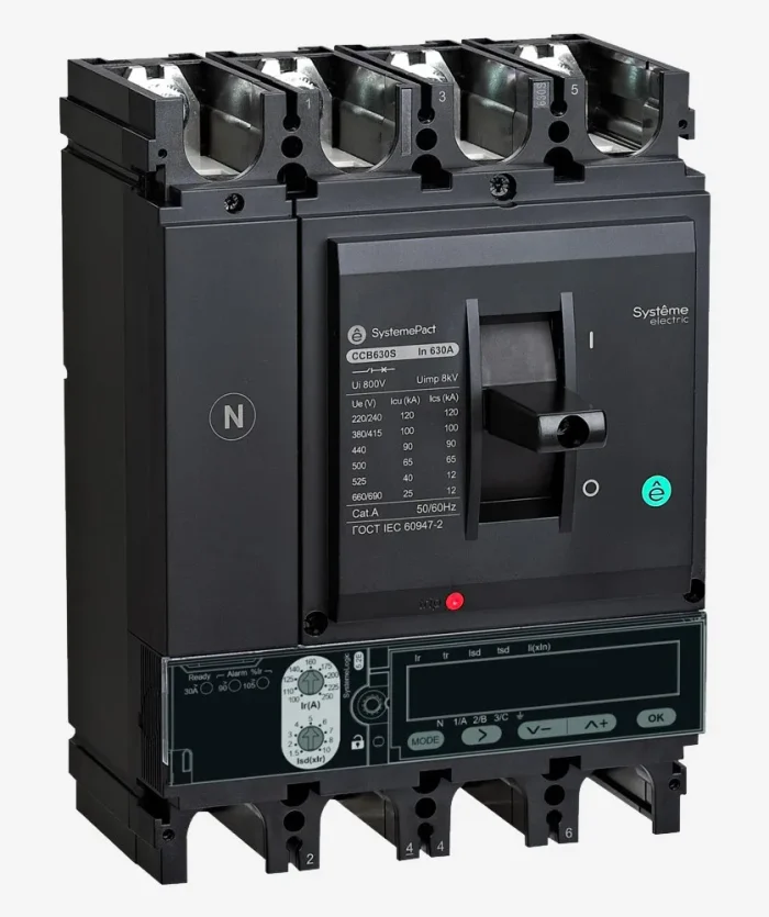 SPC100S04052E4DF | АВТ.ВЫКЛ SYSTEMEPACT CCB100 100KA 4P4D S5.2E 40A, Systeme Electric