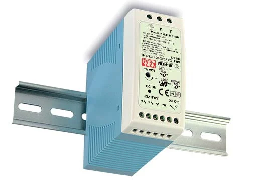 Блок питания MEAN WELL MDR-60-24 на DIN-рейку, 24 В, 2,5 А, 60 Вт